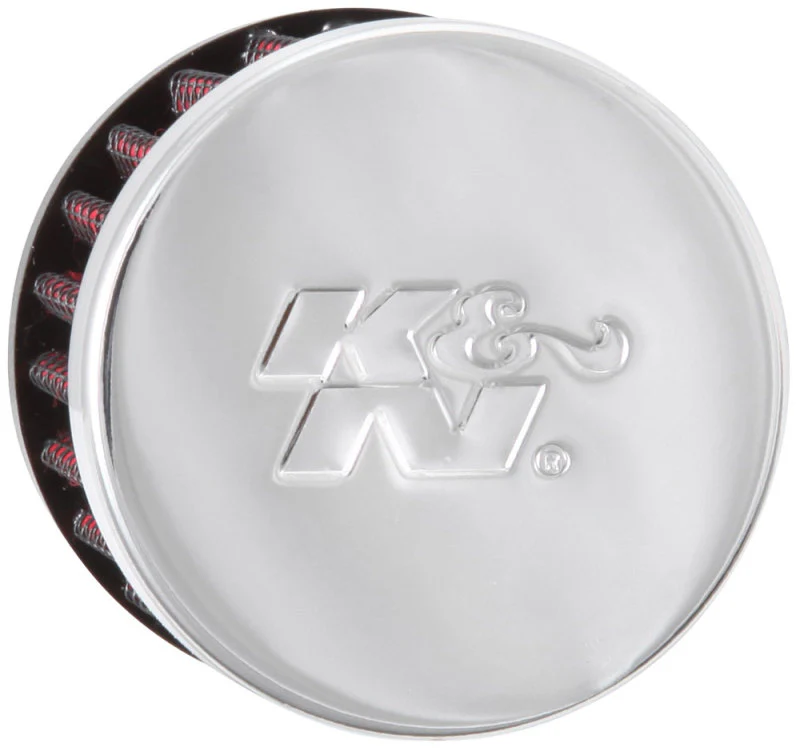 K&N 3/4 inch ID 2 inch OD 1.5 inch H Clamp On Crankcase Vent Filter - Image 5