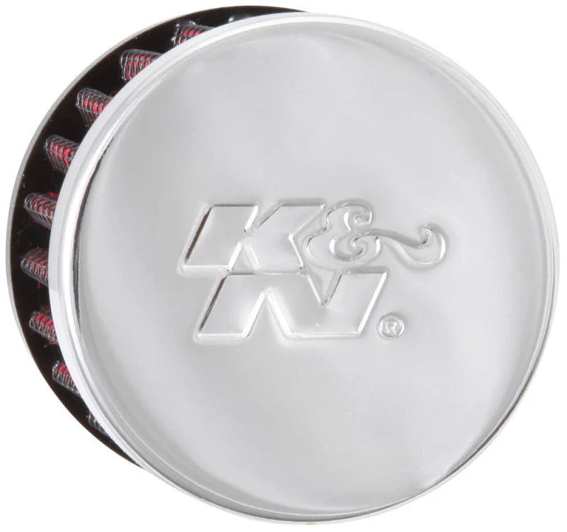 K&N 3/4 inch ID 2 inch OD 1.5 inch H Clamp On Crankcase Vent Filter - Image 8