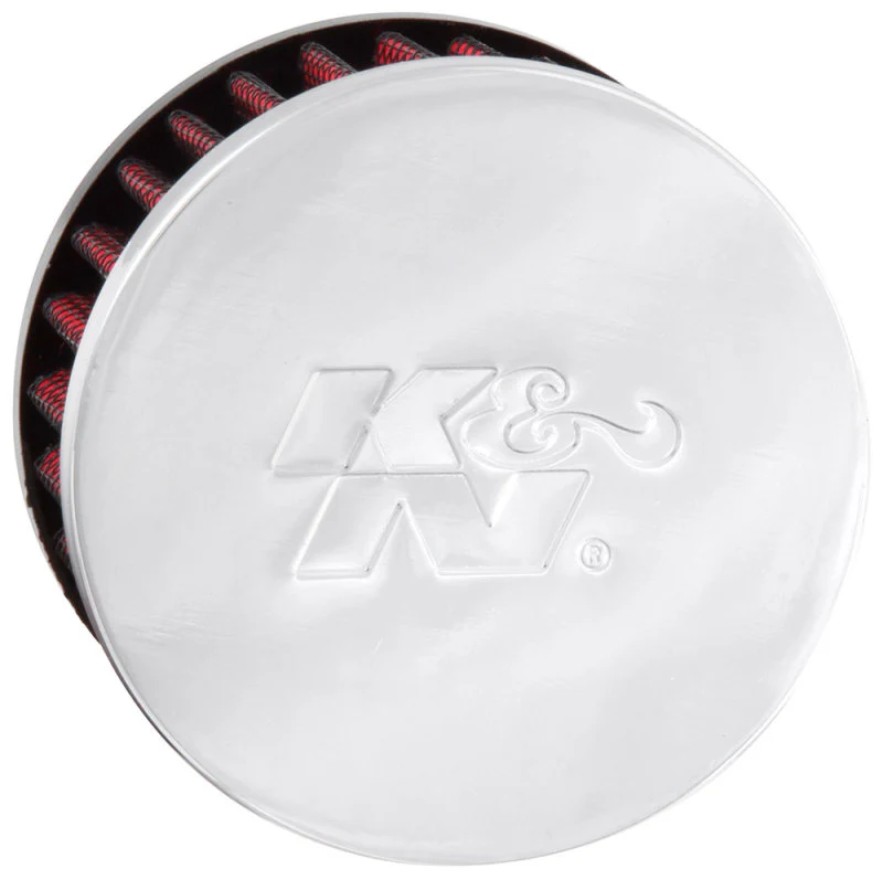 K&N .5in Flange ID x 3in OD x 3.25in H Rubber Base Crankcase Vent Filter - Image 4