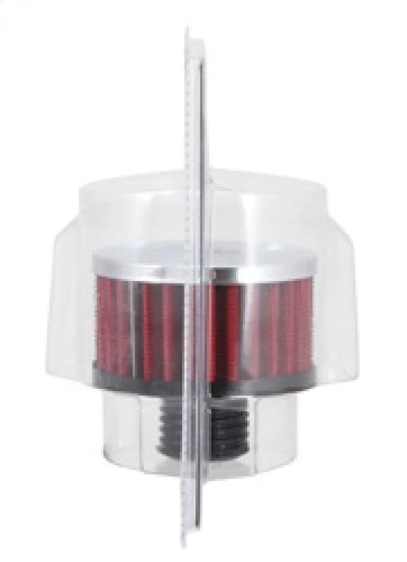 K&N .5in Flange ID x 3in OD x 3.25in H Rubber Base Crankcase Vent Filter - Image 5