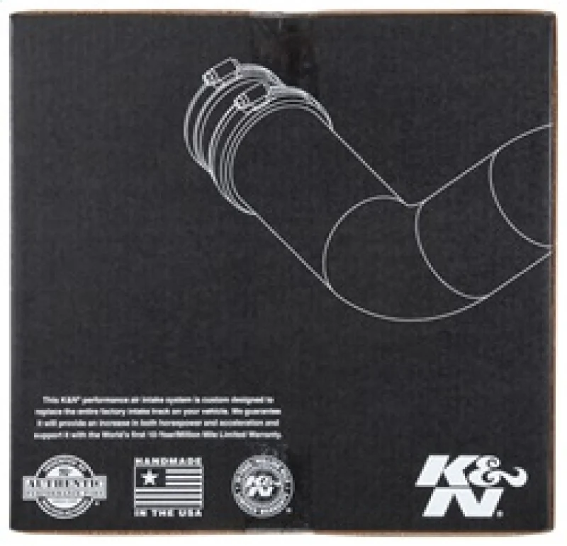 K&N 77 Series Performance Intake Kit for 2015 Chevrolet Silverado/GMC Sierra 2500/3500 6.0L V8 - Image 9