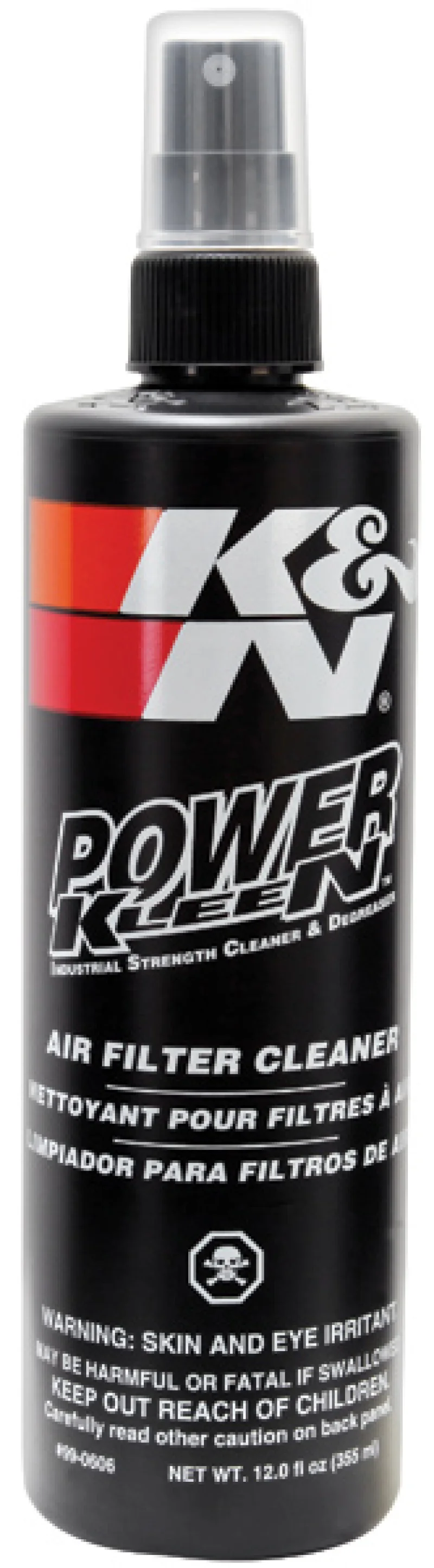 K&N Air Filter Cleaner 12oz Pump Spray - Image 3
