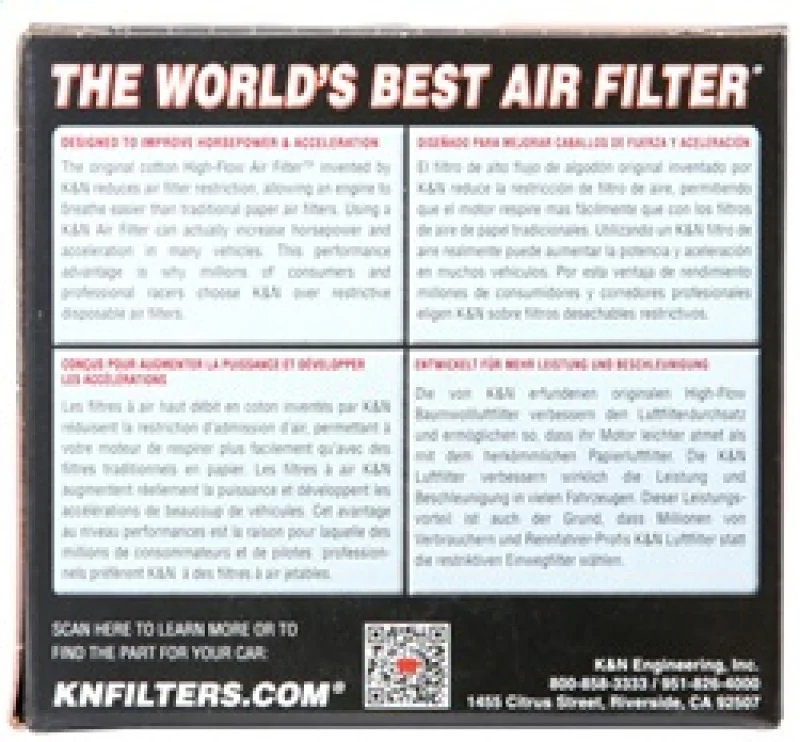 K&N Custom Air Filter Round 2.875in ID x 3.875in OD x 2in Height - Image 5