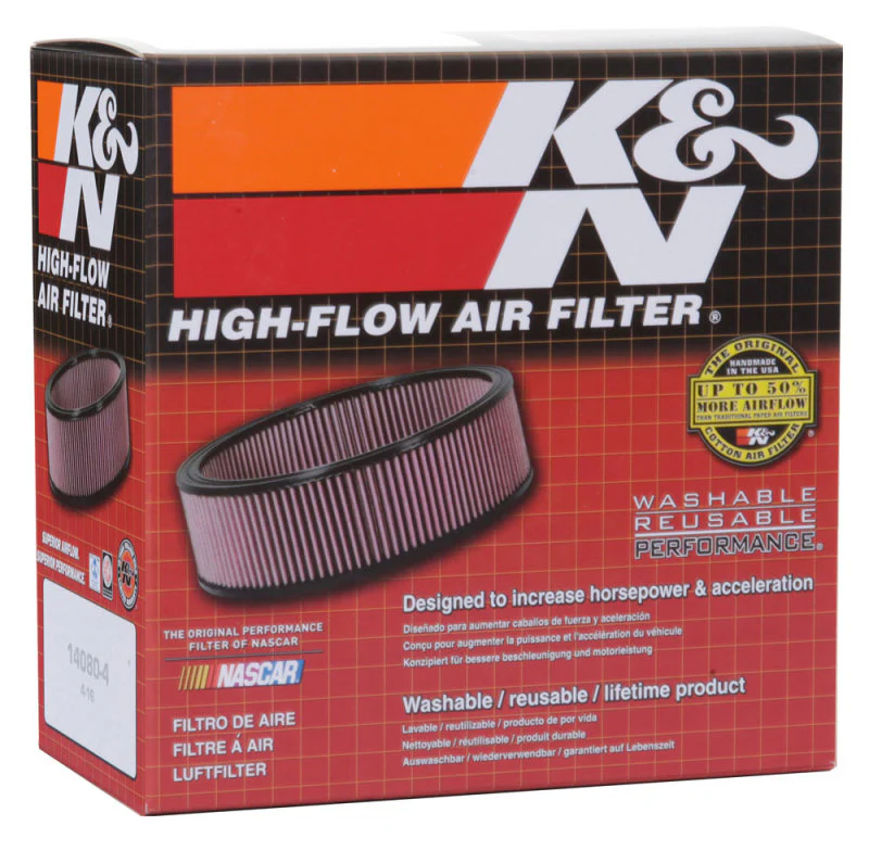 K&N Custom Racing Assembly - Round Tapered - Red 1.375in Neck Flange - 2.25in Over Height - Image 9