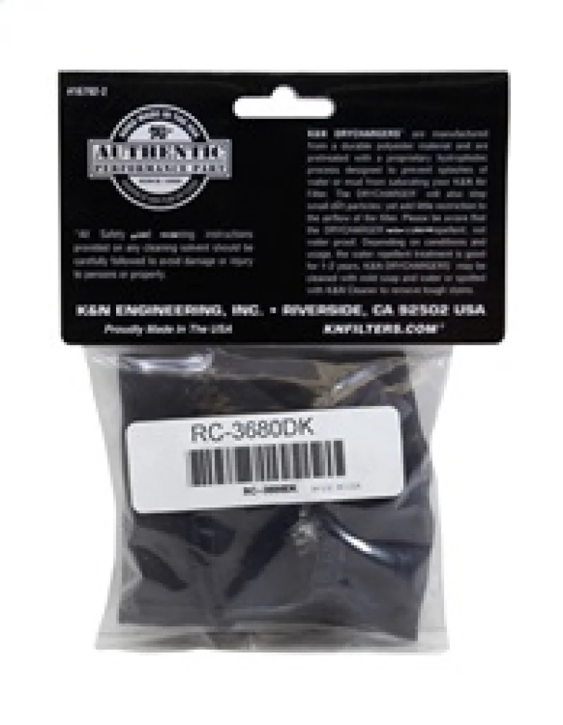 K&N Drycharger Black Air Filter Wrap - Image 7