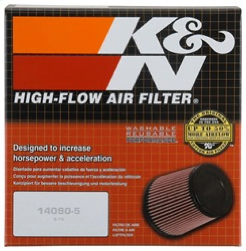 K&N Filter Universal Rubber Filter 3 Inch Flange 6 inch Base 4 inch Top 5 inch Height - Image 5