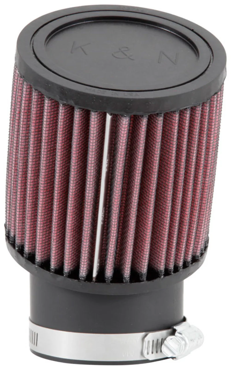 K&N Filter Universal Rubber Round Straight Filter 20 Deg Angled 2-7/16in Flange 3-3/4in OD 4in H - Image 3