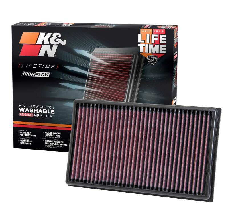 K&N Replacement Air Filter 12-13 VW Golf VII 1.6L/2.0L DSL / 13 Audi A3 1.6L/2.0L DSL/13 A3 1.8L F/I - Image 8