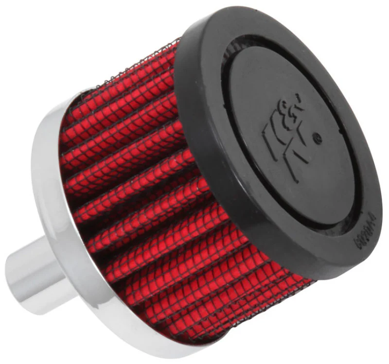 K&N Steel Base Crankcase Vent Filter .5in Vent OD x 2in OD x 1.5in Height - Image 3