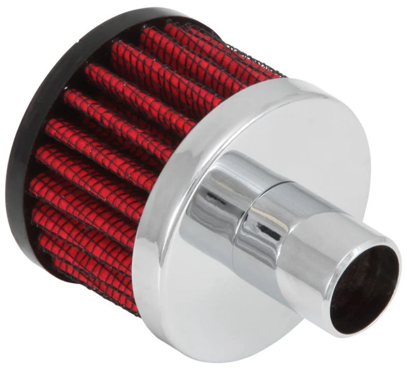 K&N Steel Base Crankcase Vent Filter .75in Vent OD x 2in OD x 1.5in Height - Image 2