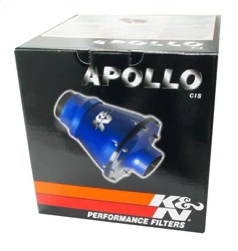 K&N Universal Apollo Black Cold Air Intake - 70mm OD FLG PP - Image 9