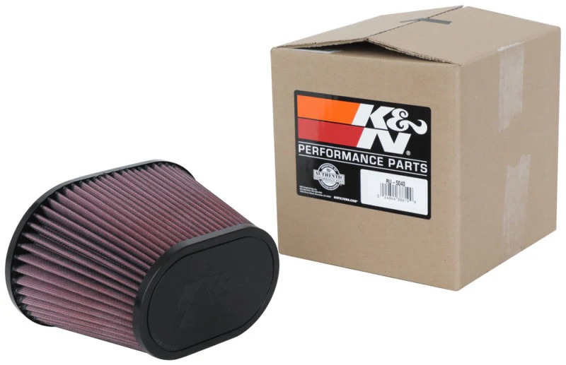 K&N Universal Clamp-On Air Filter 3.5in Flg ID x 8.5x5.25in B OD x 6.25x4in T OD x 5.5in H - Image 4