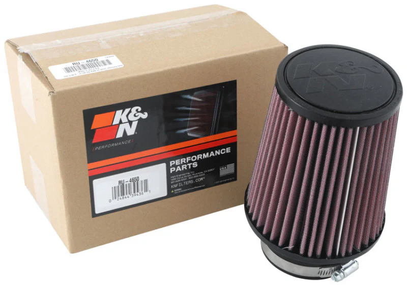 K&N Universal Clamp-On Air Filter 3in FLG 5in B 4in T 6in H - Image 4