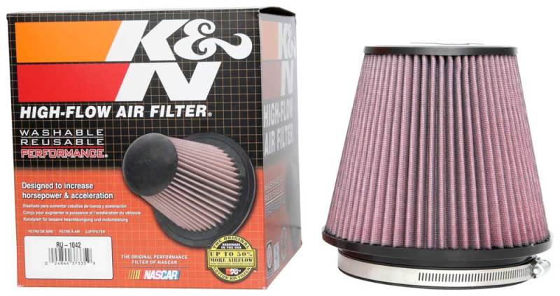 K&N Universal Clamp-On Air Filter 6in FLG / 7-1/2in B / 5in T / 6-1/2in H - Image 4