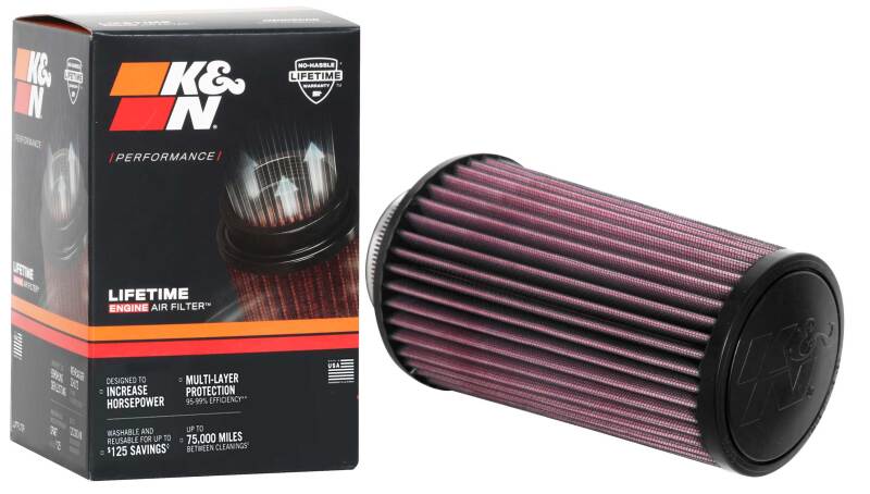 K&N Universal Round Tapered Filter 3 inch FLG / 5 inch Bottom / 4 inch Top / 7 7/8 inch Height - Image 8