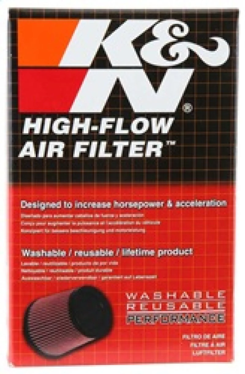 K&N Universal Rubber Filter 3 inch 5 Degree FLG 4 1/2 inch OD 4 inch Height - Image 10