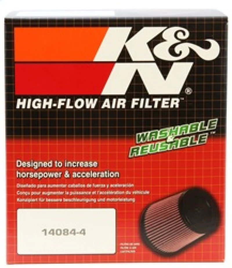 K&N Universal Rubber Filter 4.5in Flange ID / 5.875in Base OD / 5.125in Top OD / 5in Height - Image 4
