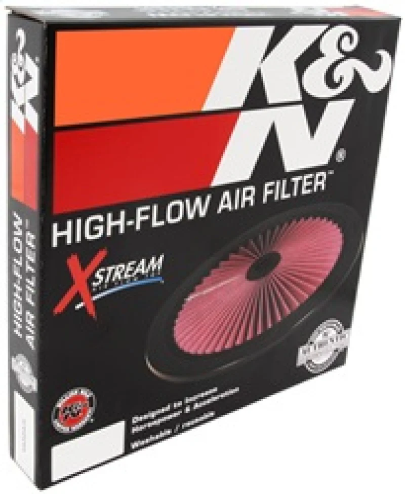 K&N X-Stream Top Filter X-Stream 14 inch OD Chrome - Image 4