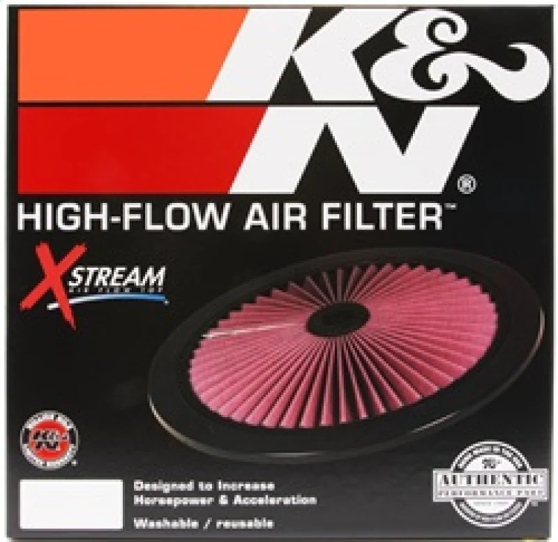 K&N X-Stream Top Filter X-Stream 14 inch OD Chrome - Image 7