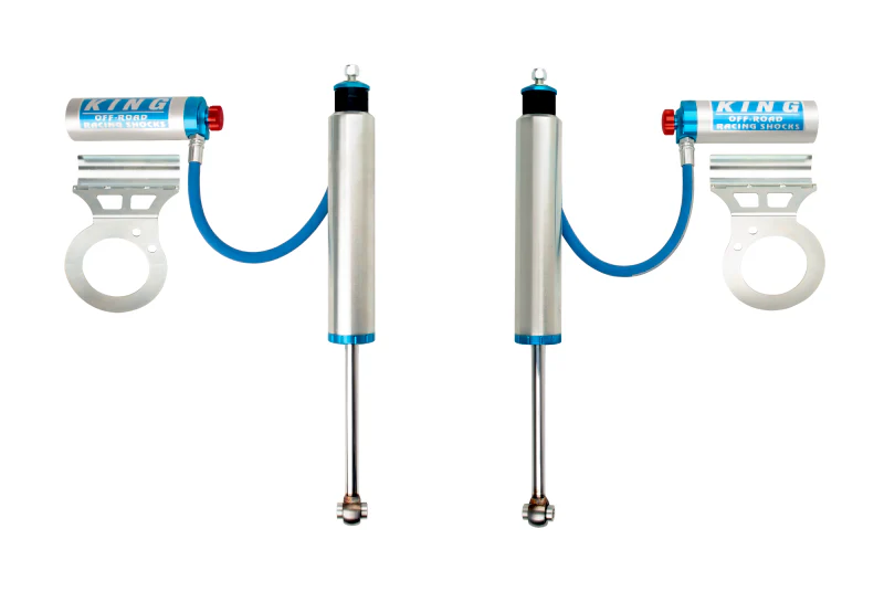 King Shocks 2014+ Ram 2500 4WD Front 2.5 Dia Piggy Hose Shock w/Adjuster (Pair) - Image 2