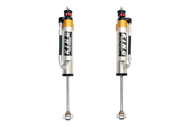 King Shocks 90-12 Mercedes-Benz G-Class Rear 2.5 Dia Piggy Hose Reservoir w/Adjuster (Pair) - Image 2