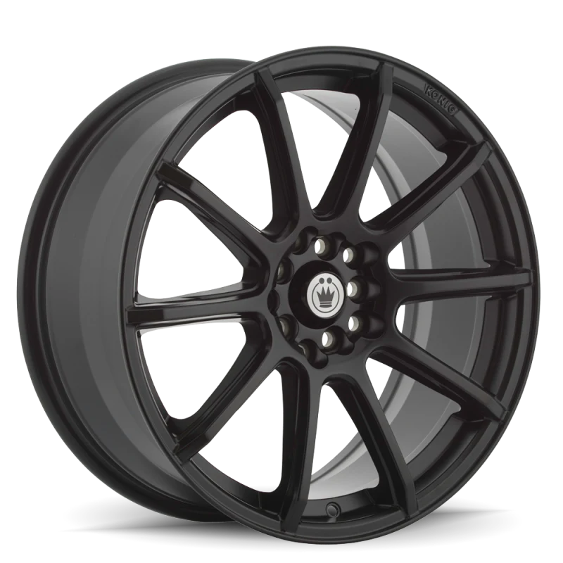 Konig Control 17x7 5x108 / 5x114.3 ET40 Matte Black