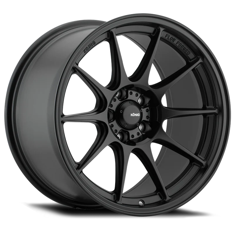 Konig Dekagram 15x8 4x100 ET25 Semi-Matte Black
