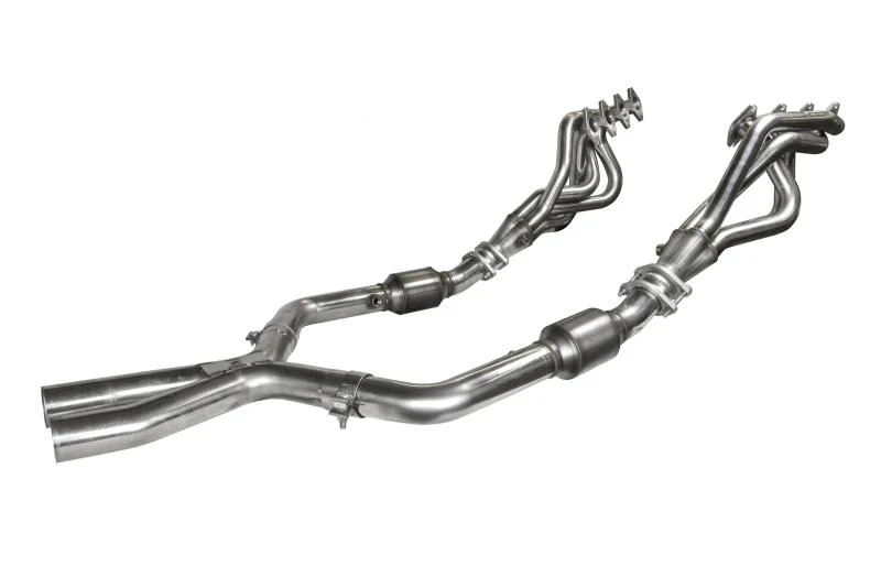 Kooks 05-10 Ford Mustang GT Manual 1 5/8in x 2 1/2in SS Long Tube Headers and OEM Catted SS X Pipe - Image 4