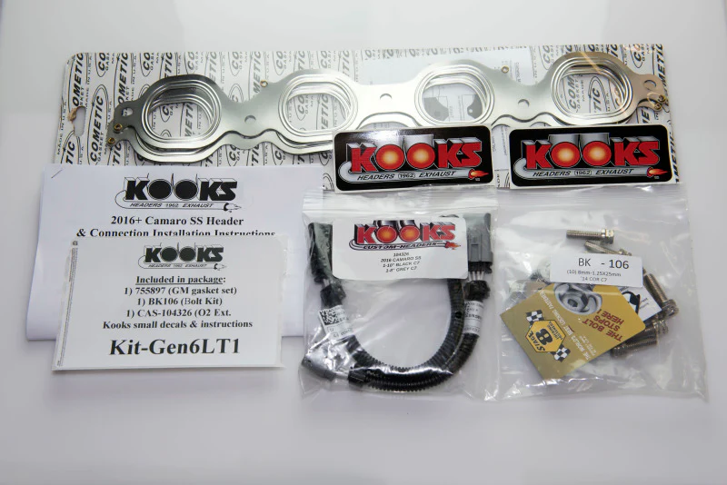 Kooks 2016 + Chevrolet Camaro SS 1 7/8in x 3in SS Longtube Headers w/ Catted Connection Pipes - Image 7