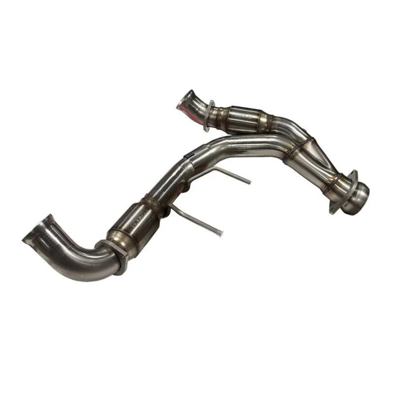 Kooks 21-23 Ford F150 Coyote V8 5.0L 1-7/8in SS Header w/ GREEN Catted Connection Pipe - Image 3