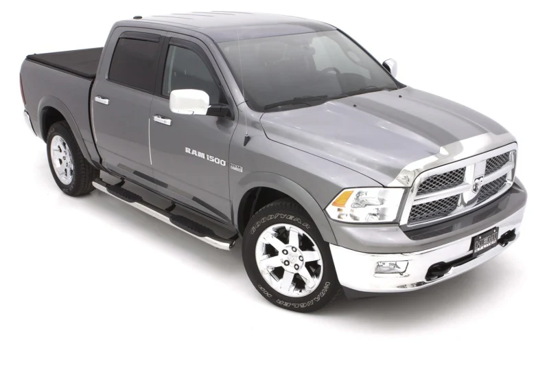 Lund 10-17 Dodge Ram 2500 Crew Cab 5in. Curved Oval SS Nerf Bars - Polished - Image 7