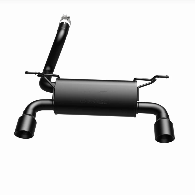 MagnaFlow 2018+ Jeep Wrangler 3.6L Dual Black Tip Axle-Back Exhaust - Image 32