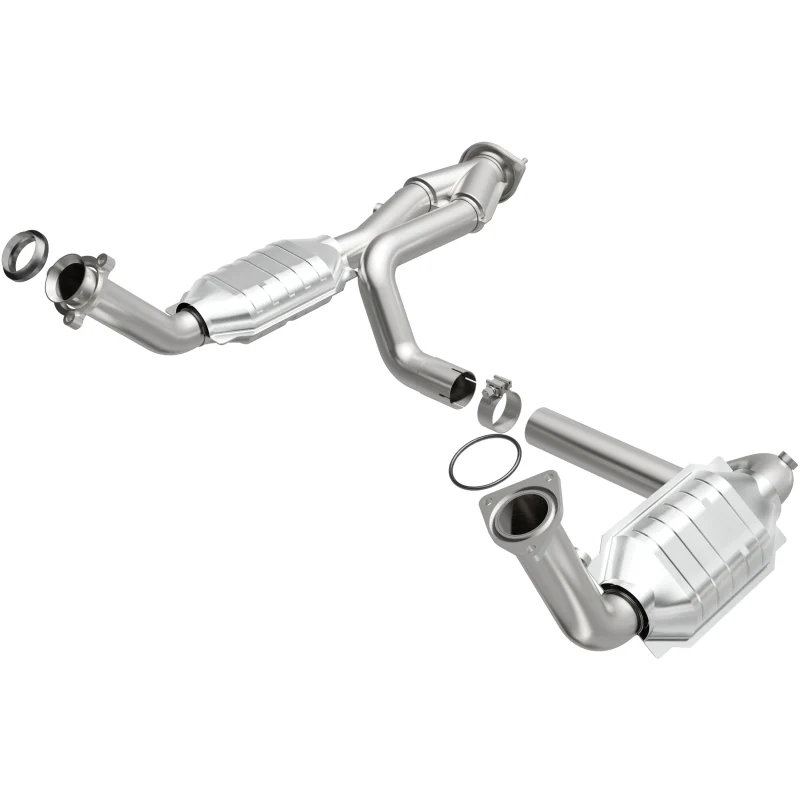 MagnaFlow Conv DF 02-06 Cadillac Escalade / 02-06 Chevy Avalanche 5.3L Dual Conv Y-Pipe Assembly 2WD - Image 2