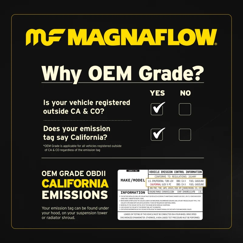 MagnaFlow Conv Univ 2 Mid Bed Sensor - Image 8