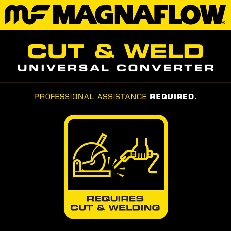 MagnaFlow Universal Catalytic Converter 2.5 inch T2 Rear - Image 34