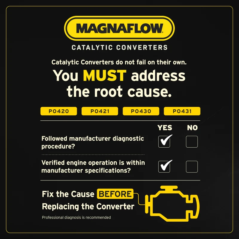 MagnaFlow Direct Fit Catalytic Converter 2009-2012 Highlander 2.7 L Underbody - Image 11