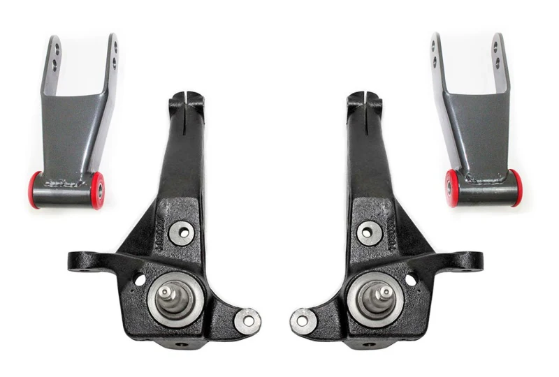 MaxTrac 98-00 Ford Ranger 2WD w/Coil Susp. (Non Stabilitrak) 4in/2in Spindle Lift Kit