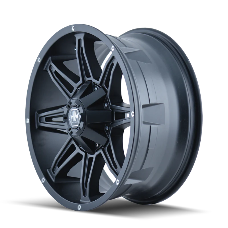 Mayhem 8090 Rampage 20x10 / 8x165.1 BP / -25mm Offset / 130.8mm Hub Matte Black Wheel - Image 3