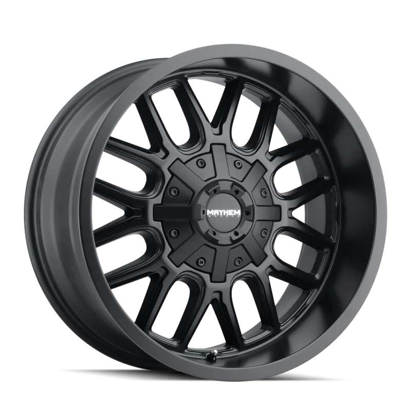 Mayhem 8107 Cogent 17x9 / 6x135 BP / -12mm Offset / 106mm Hub Matte Black Wheel - Image 2