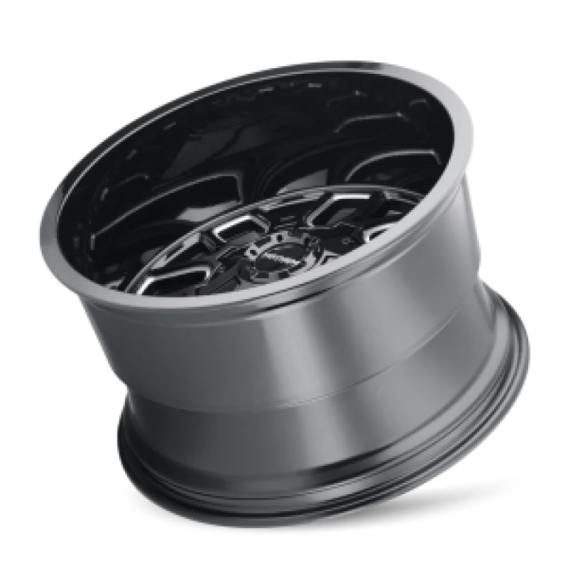 Mayhem 8107 Cogent 20x9 / 6x135 BP / 0mm Offset / 106mm Hub Black w/ Milled Spokes Wheel - Image 4