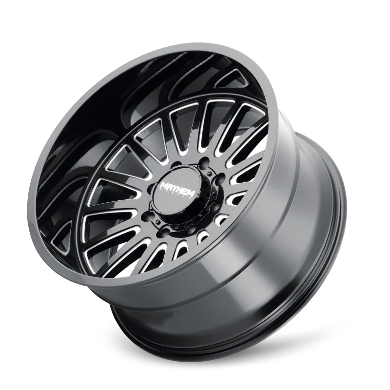 Mayhem 8114 Utopia 20x9 / 8x165.1 BP / 0mm Offset / 125.2mm Hub Black w/ Milled Spokes Wheel - Image 5