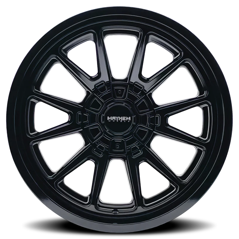 Mayhem 8116 Intrepid 20x9 / 8x180 BP / 0mm Offset / 124.1mm Hub Gloss Black Wheel - Image 2