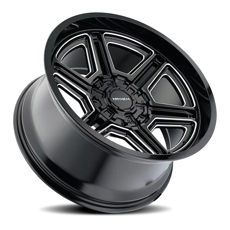Mayhem 8117 Hermosa 20x10 / 8x165.1 BP / -25mm Offset / 130.8mm Hub Black/Milled Wheel - Image 2