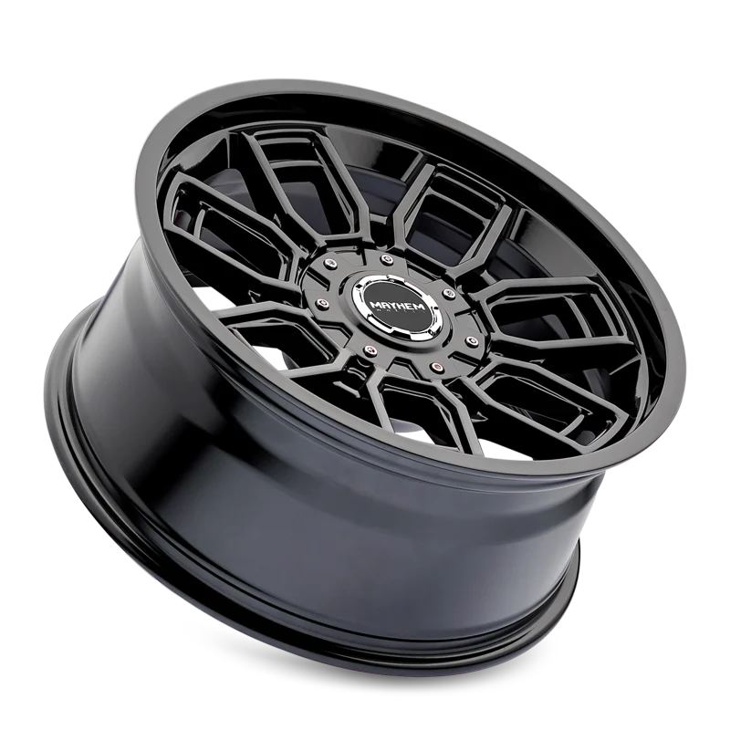 Mayhem 8118 Ordinance 20x9 / 5x127/139.7 BP / 87.1mm Hub Gloss Black Wheel - Image 2