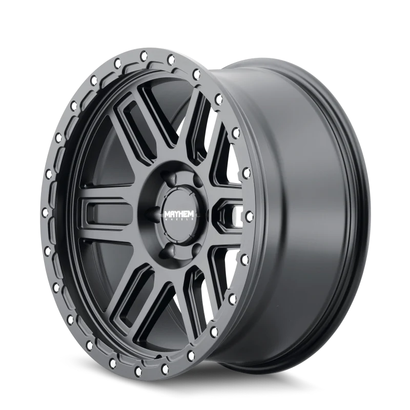 Mayhem 8304 Delta 17x9 / 5x127 BP / -12mm Offset / 78.1mm Hub Matte Black Wheel - Image 3
