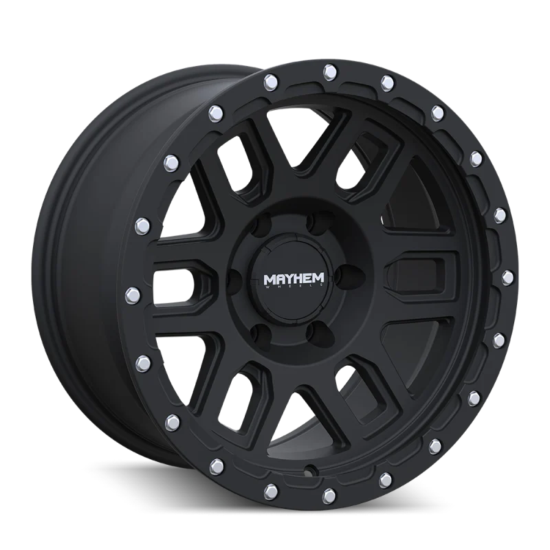Mayhem 8304 Delta 20x9 / 5x127 BP / 0mm Offset / 78.1mm Hub Matte Black Wheel