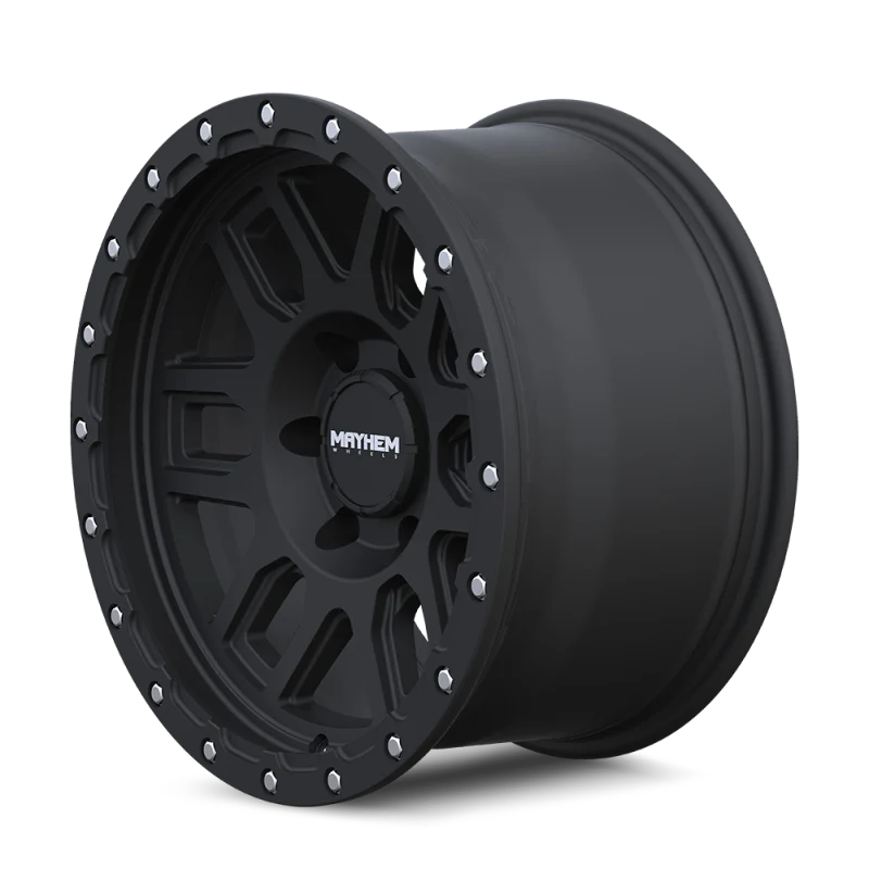 Mayhem 8304 Delta 20x9 / 8x170 BP / -12mm Offset / 125.2mm Hub Matte Black Wheel - Image 4