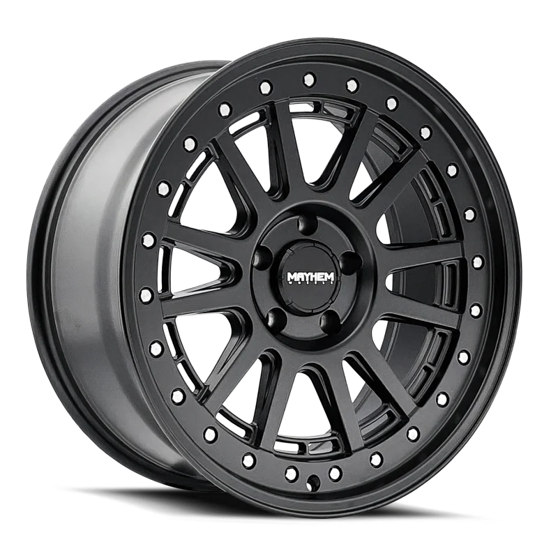 Mayhem 8305 Compass 15x7 / 5x100 BP / 15mm Offset / mm Hub Matte Black Wheel