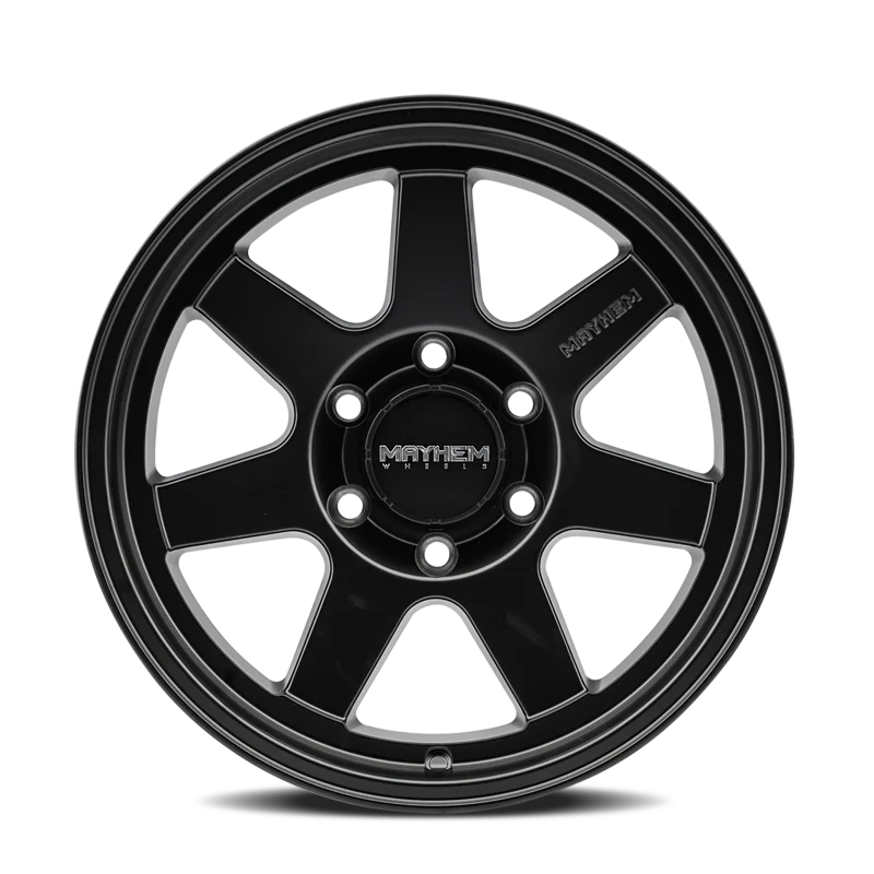 Mayhem 8307 Convoy 17x9 / 6x135 BP / -6mm Offset / 87.1mm Hub Satin Black Wheel - Image 4
