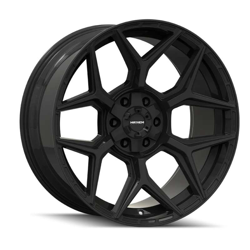 Mayhem Vanquish 8119 20X9 / 6x135/6x139.7 / 0mm Offset / 106.1mm Hub - Gloss Black - Image 2
